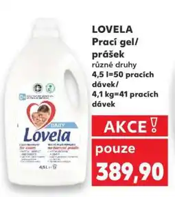 Kaufland LOVELA Prací gel/prášek nabídka