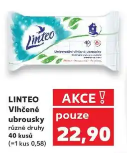 Kaufland Linteo vlhčené ubrousky nabídka