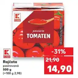 Kaufland RAJČATA PASÍROVANÁ nabídka
