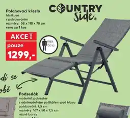 Kaufland POLOHOVACÍ KŘESLO nabídka
