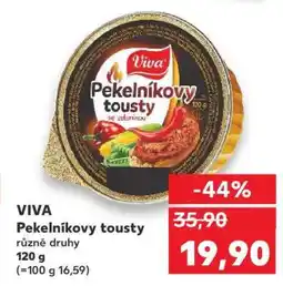 Kaufland Viva Pekelníkovy toasty nabídka