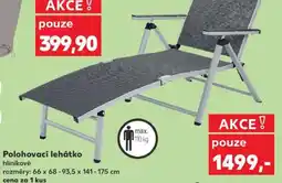 Polohovací lehátko