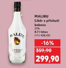 Kaufland MALIBU Likér s příchutí kokosu nabídka