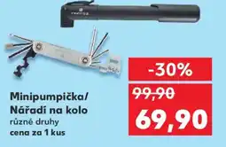 Kaufland Minipumpička/Nářadí na kolo nabídka
