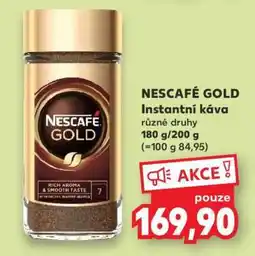Kaufland Nescafé Gold Instantní káva nabídka