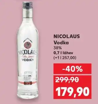 Kaufland Nicolaus Vodka nabídka