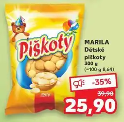 Kaufland MARILA Dětské piškoty nabídka