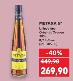 Kaufland Metaxa 5 nabídka