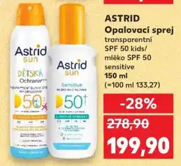 Kaufland ASTRID Opalovací sprej nabídka
