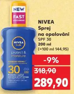 Kaufland NIVEA Sprej na opalování SPF 30 nabídka
