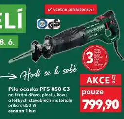Kaufland Pila ocaska PFS 850 C3 nabídka