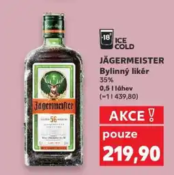 Kaufland JÄGERMEISTER Bylinný likér nabídka