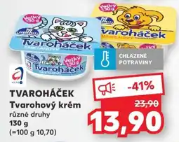 Kaufland Tvaroháček tvarohový krém nabídka