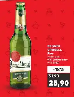 Kaufland Pilsner Urquell nabídka