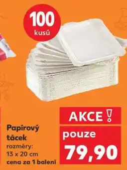 Kaufland PAPÍROVÝ TÁCEK nabídka