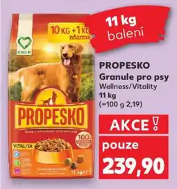 Kaufland PROPESKO Granule pro psy Wellness/Vitality nabídka