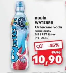Kaufland Kubík Waterrr nabídka
