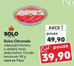 Kaufland Svíce Citronela nabídka