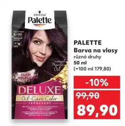 Kaufland Palette Barva na vlasy nabídka
