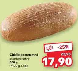Kaufland Chléb konzumní nabídka