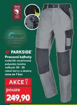 Kaufland Parkside Pracovní kalhoty nabídka