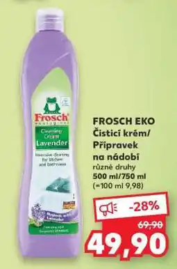Kaufland FROSCH EKO Čisticí krém/ Přípravek na nádobí nabídka
