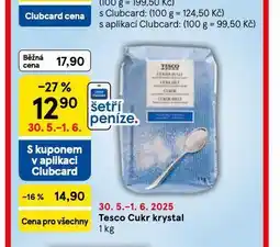 Tesco Cukr krystal nabídka