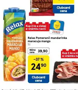 Tesco Relax pomeranč mandarinka maracuja mango nabídka