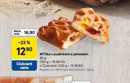 Tesco Mřížka s pudinkem a jahodami nabídka