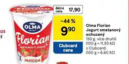 Tesco Olma florian jogurt smetanový ochucený nabídka