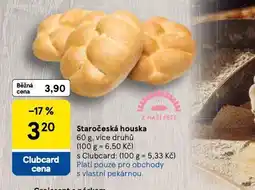 Tesco Staročeská houska nabídka