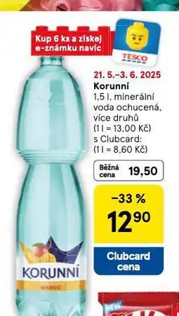 Tesco Korunní ochucená nabídka