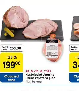 Tesco Uzená rolovaná plec nabídka