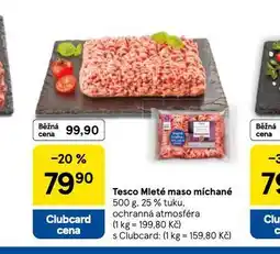Tesco Mleté maso míchané nabídka