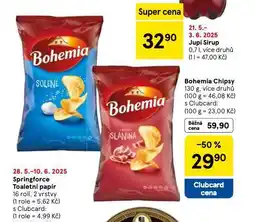 Tesco Bohemia chips nabídka