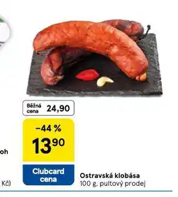 Tesco Ostravská klobása nabídka