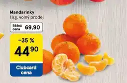 Tesco Mandarinky nabídka