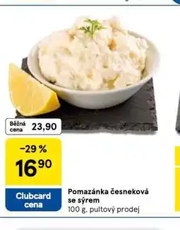 Tesco Pomazánka česneková se sýrem nabídka