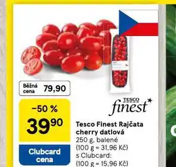 Tesco Rajčata cherry datlová nabídka