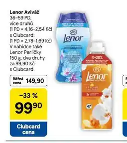 Tesco Lenor aviváž nabídka