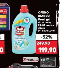 Kaufland Omibo bianco prací gel nabídka