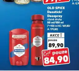 Kaufland Old spice deostick / deopsray nabídka
