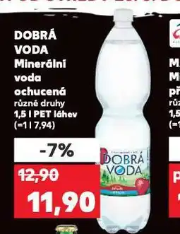 Kaufland Dobrá voda ochucená nabídka