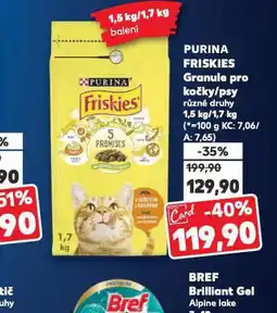 Kaufland Purina friskies granule pro psy nabídka