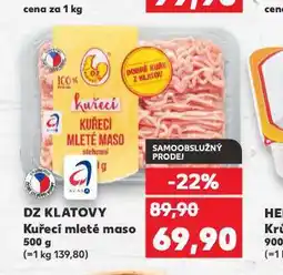 Kaufland Kuřecí mleté maso nabídka