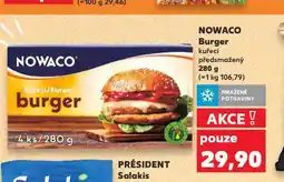Kaufland Nowaco burger kuřecí nabídka