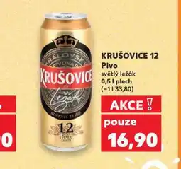 Kaufland Pivo krušovice 12 královský ležák nabídka