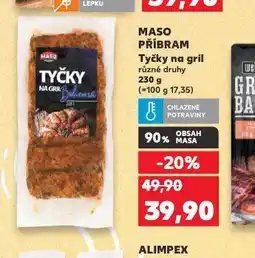 Kaufland Tyčky na gril nabídka