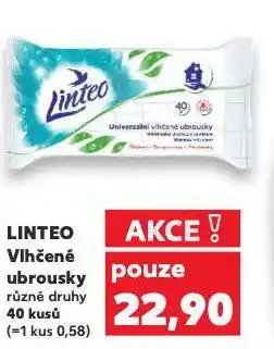 Kaufland Linteo baby dětské vlhčené ubrousky nabídka