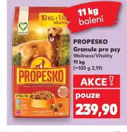 Kaufland Propesko granule rpo psy nabídka